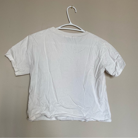 Retro 90s Dolls Kill Delia*s cropped tee with glitter details. Size US Large. - Picture 5 of 5